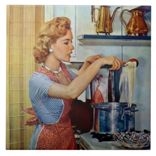 retro  keukendecor tegeltje (Voorkant)