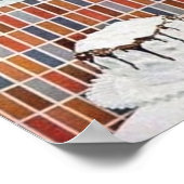 Retro  keukenhuisvrouw decor poster (Hoek)