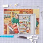 retro keukenontkoppeling tissuepapier (Craft)