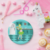 Retro keukenpapier Borden Papieren Bordje (Feest)