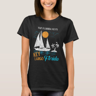 Retro Key Largo Family Vacking Matching F T-shirt