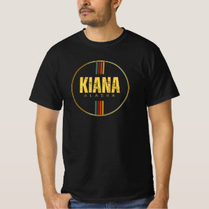 Retro Kiana Stad Alaska State 70s Groovy T-shirt