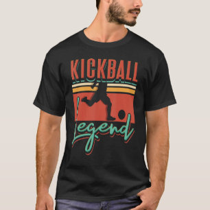 Retro Kickball Legend Sports Kick Ball Pla T-shirt