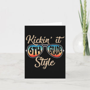 Retro Kickin It 6e klas stijl leraar Terug naar SC Kaart