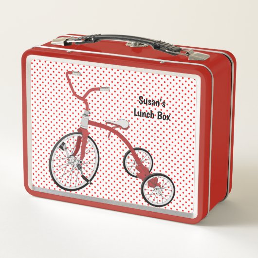 Retro Kids tricycle Lunch Box Style Box (Dos)