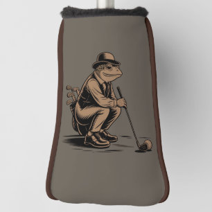 Retro Kikker Grappige Retro Kikker Golf Liefhebber Golfheadcover