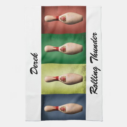 Retro King Pins Theedoek (Verticaal)