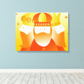 Retro Kings Canvas Afdruk (Insitu (Houten vloer))