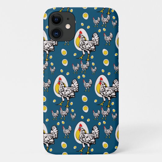 Retro Kippen Case-Mate iPhone Case (Achterkant)