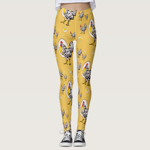 Retro Kippen Leggings