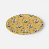 Retro Kippen Papieren Bordje (Gekanteld)