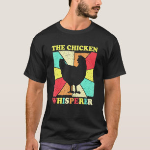 Retro Kippenfluisteraar - Haan Liefhebber Boer T-shirt