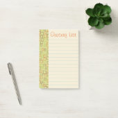 Retro Kitchen Grocery List Post It Notes Gift (Kantoor)