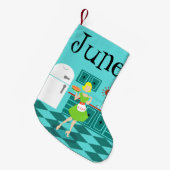  Retro Kitchen kerstaking Kleine Kerstsok (Voorkant (Hangend))