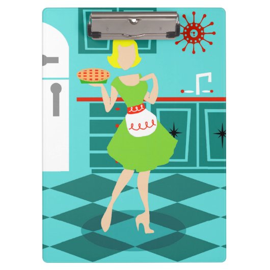 Retro Kitchen Klembord (Voorkant)