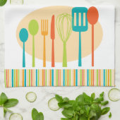 Retro Kitchen Koking Utiers Dish Towel Theedoek (Gevouwen)