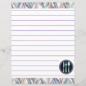 Retro Kitchen Koking Utils Zigzag Chevron (Achterkant)