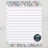 Retro Kitchen Koking Utils Zigzag Chevron (Voorkant / Achterkant)