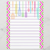 Retro Kitchen Koking Utils Zigzag Chevron (Voorkant)