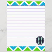 Retro Kitchen Koking Utils Zigzag Chevron (Voorkant)