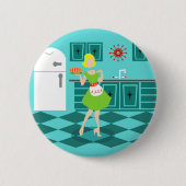 Retro Kitchen Round Button (Voorkant)