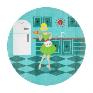 Retro Kitchen snijraad Snijplank
