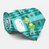 Retro Kitchen-Stropdas Stropdas (Opgerold)