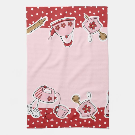 Retro Kitchen Towel Theedoek (Verticaal)