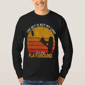 Retro Kitesurfing Kiteboarding Kitesurf Kiteboarde T-shirt