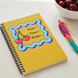 Retro Kitsch 70s Kers Moeders Bekende Recepten Boe Notitieboek