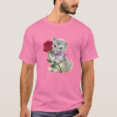 Retro Kitten T-shirt (Voorkant)