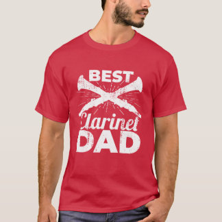 Retro Klarinet Papa T-shirt
