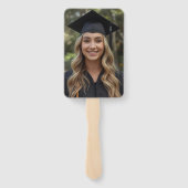 Retro Klasse van harte gefeliciteerd met de afstud Handwaaier (Achterkant)