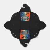 Retro klassiek, boetscapsule, rockmuziek, bedankdoosjes (Uitgevouwen)