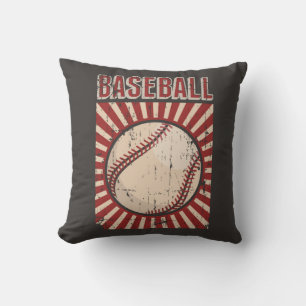 Retro  Klassieke Grunge Baseball Kussen