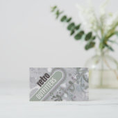 Retro Kleding Kleding Winkel Visitekaartje (Staand voorkant)