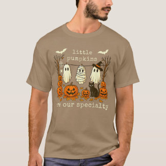 Retro Kleine Pompoenen zijn onze Specialiteit PEDS T-shirt
