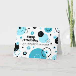 Retro Kleinzoon Happy Vaderdag Kaart