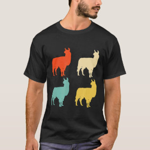 Retro Kleuren Lama Lama T-shirt