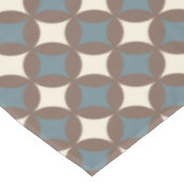 Retro kleuren midden eeuw moderne cirkels tafelkleed (Gekanteld)