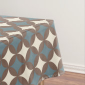 Retro kleuren midden eeuw moderne cirkels tafelkleed (Voorbeeld)