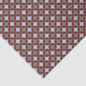 Retro kleuren midden eeuw moderne cirkels tissuepapier (Detail)