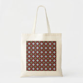 Retro kleuren midden eeuw moderne cirkels tote bag (Voorkant)