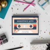 Retro Kleurrijk Cassettebandje Verjaardagsfeest Kaart