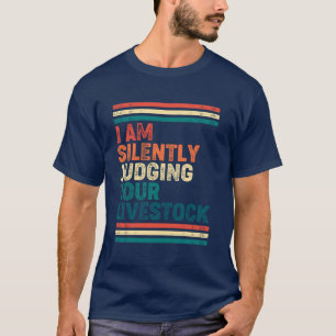 Retro Kleurrijk Ik Oordeel Stilzwijgend Over Je Ve T-shirt