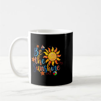 Retro Kleurrijk Wees De Zon Grappige Zomer Vibe Koffiemok