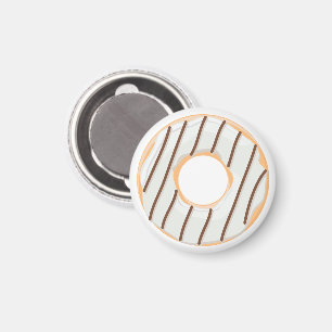 Retro Kleurrijke Donut Patroon Minimalistische Pre Magneet