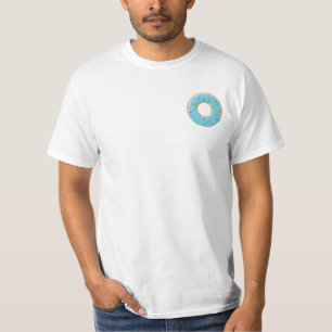 Retro Kleurrijke Donut Patroon Minimalistische Pre T-shirt