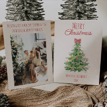 Retro Kleurrijke Eigenzinnige Rode Groene Kerstboo