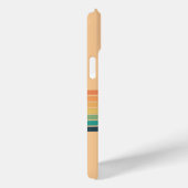 Retro kleurrijke  gestreepte regenboog Case-Mate iPhone case (Achterkant / Rechts)